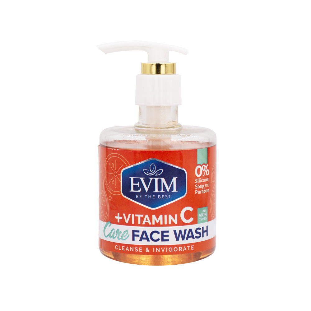 ژل شستشوی صورت ویتامینC ایویم مناسب انواع پوست